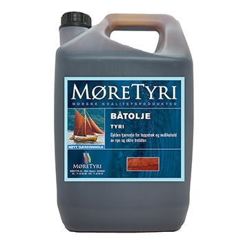 Møretyri Båtolje Tyri. Etter gammel tradisjon, med mye tretjære, rå ...