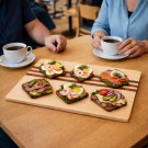 Eksklusiv Skjærefjøl i heltre. Håndlaget. thumbnail