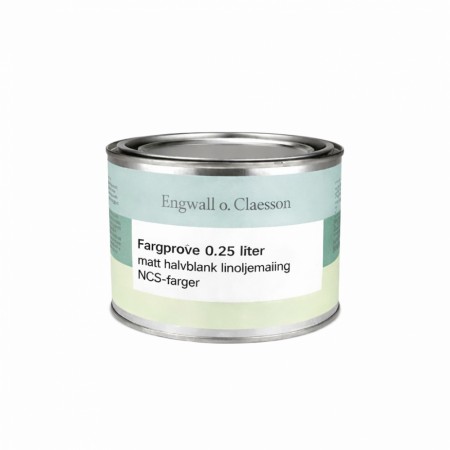 Linoljemaling Utvendig Engwall o. Claesson 0,25 liter fargeprøve