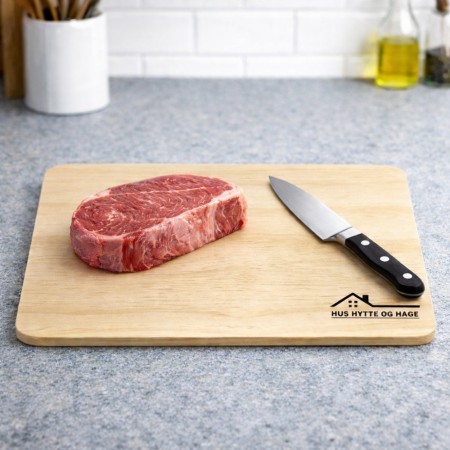 Kjøkkenarv 350. Accoya skjærefjøl i heltre med lang levetid. Tåler oppvaskmaskin. 350 x 195 x 15 mm.