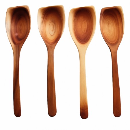 Tresleiv i heltre Akasie, – skånsom mot stekepanner. Norskprodusert - håndlaget. Gjenbruk.