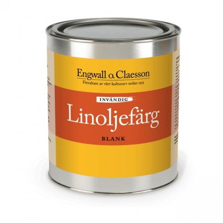 Linoljemaling innvendig Blank, Engwall o. Claesson 1 liter.