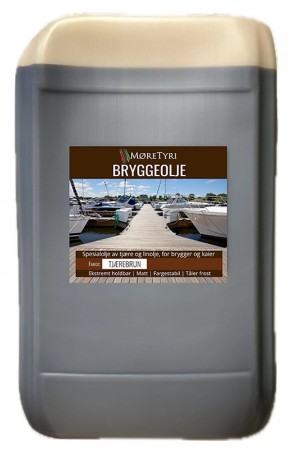 Møretyri Bryggeolje 25 liter basert på Tjære og Linolje