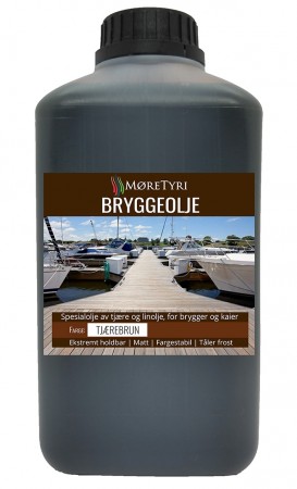  Møretyri Bryggeolje 1 liter basert på tjære og linolje
